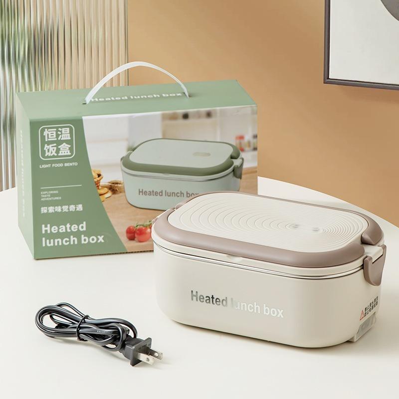 Multifunction Electric Lunch Box Corded Heating No Water Needed Multi Layer Insulation for Office Car Essential