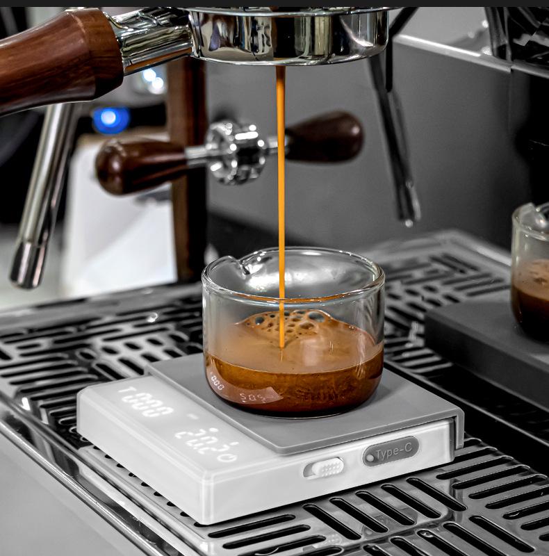 Mini Electronic Coffee Scale with Timer – 0.1g Precision for Pour Over & Espresso