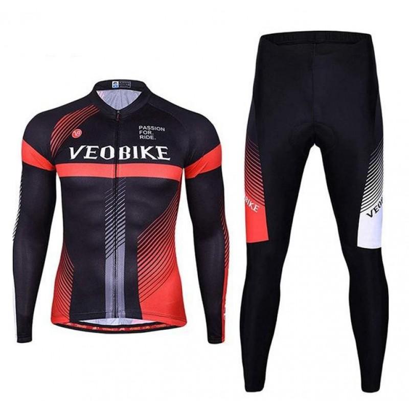Maglia da Ciclismo Uomo Donna Manica Lunga Traspirante Abbigliamento Performance Ciclismo su Strada Mountain Bike