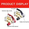 Professional 12V SAE/JIS Type A Battery Terminal Clamps - 4-Way Quick Release Disconnect with Anti-Corrosion Alloy (2-Pack)