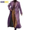 Casacos de Lã Elegantes de Comprimento Excessivo Moda Europeia de Inverno Retrô Lazer Luxo Leve Trench Coats Masculinos Tendência M-2XL