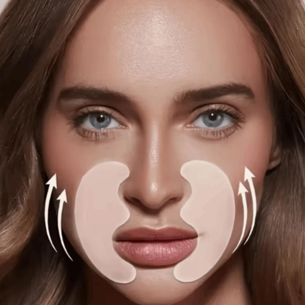20pair/40pcs Invisible Anti Wrinkle Face Patches Smooth Facial Fine Lines Nighttime Skincare