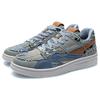 New LiNing 937 Deluxe Low Cushioning Anti Slip And Wear Resistant Low Top Vintage Basketball Shoes Men's Denim Blue AGBR049-3