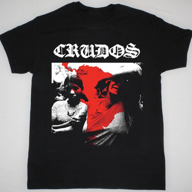 Los Crudos Band Member Short Sleeve Black All Size Shirt AG1230 XXL