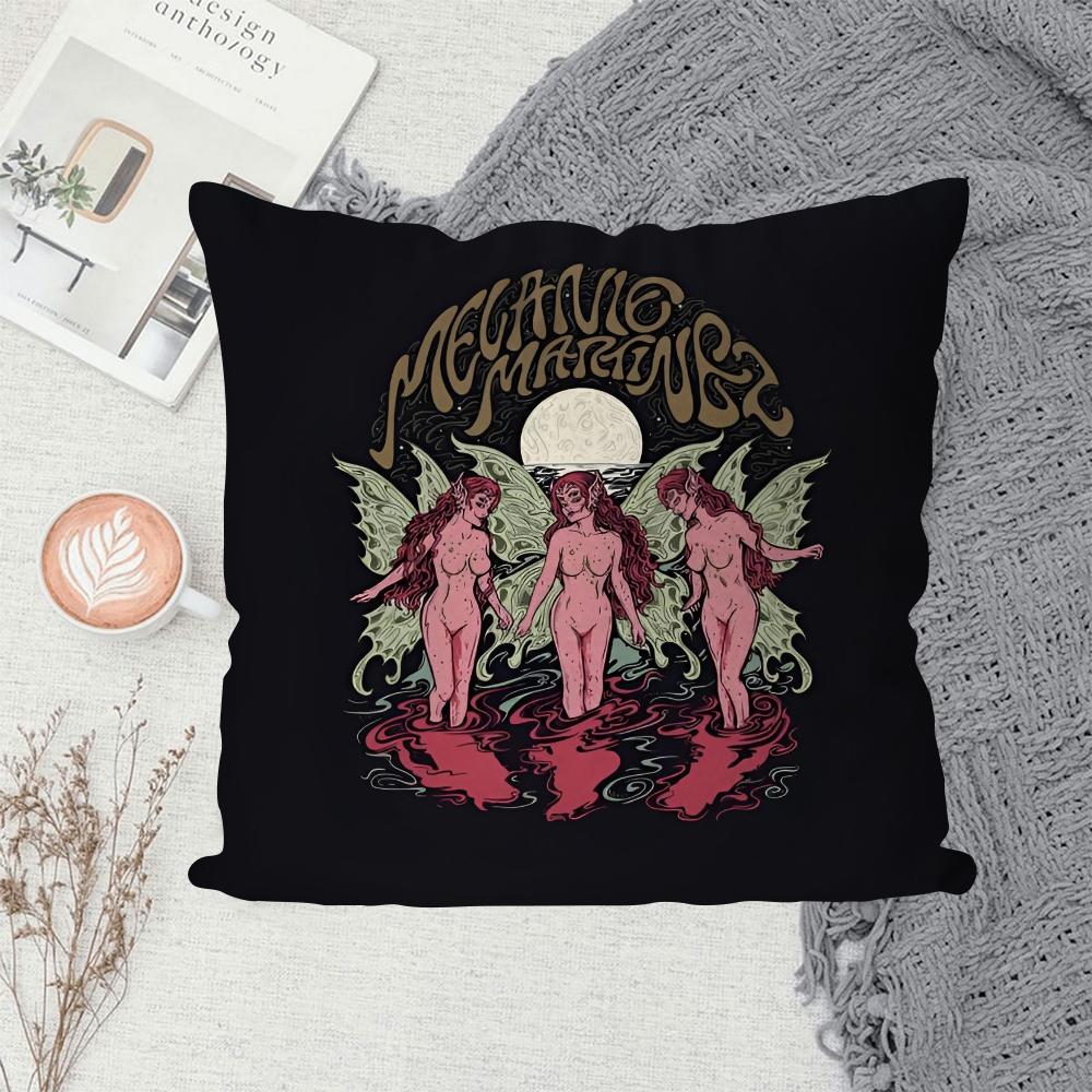 1 PZ Federa Cuscino Album Melanie Martinez Gioco Caldo Decorazione Divano Casa Stampa Double-sided Peluche Corto Carino Copricuscino