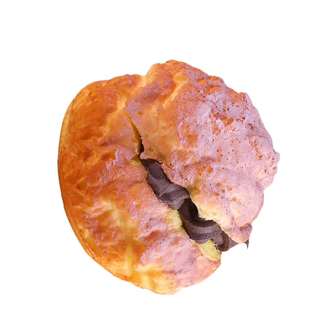 Realistic Artificial Puff Bread Model for Bakery Display Simulation Bread Dessert Model Photography Props for Decoration
