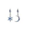 Bird Cross Black Cat Butterfly Cherry Moon Earrings Fit Women's Jewelry Lover's Holiday Birthday Gift 925 Silver