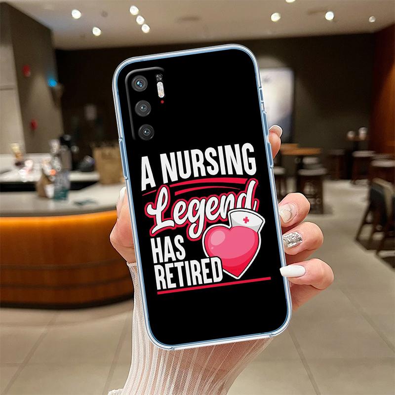 RE22 Doctor Nurse Transparent Phone Case for Motorola Moto G40 G04 G05 One Ace Action  Fusion + Plus Hyper Macro Vision Zoom