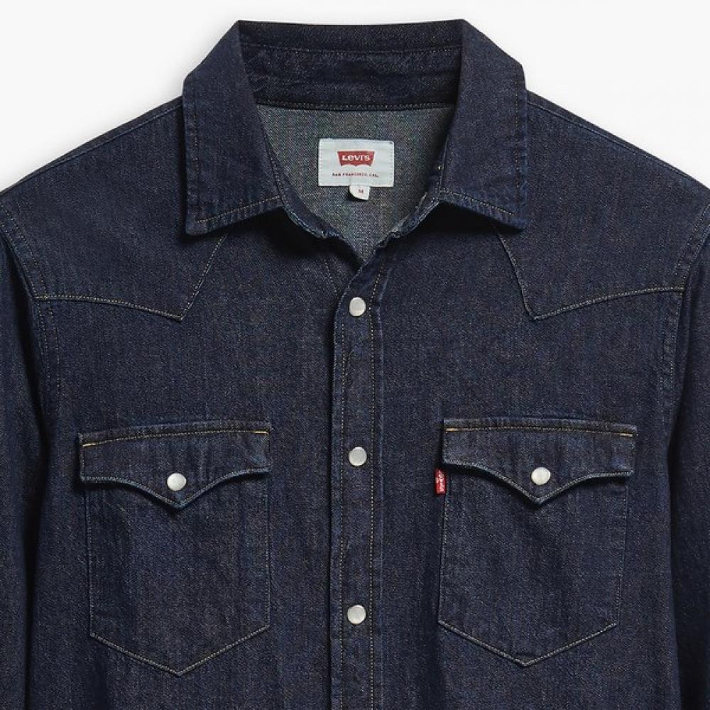 Levi S Men S claSSic weStern Denim Shirt 85745 0002