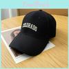 Solid Color Simple Letter Embroidery Women Summer Casual Sunshade Cap Baseball