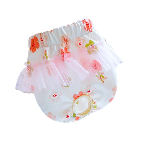 

Pet Hygiene Pants Breathable Soft Cotton Stylish Dog Physiological Pants for Estrus Pet XS