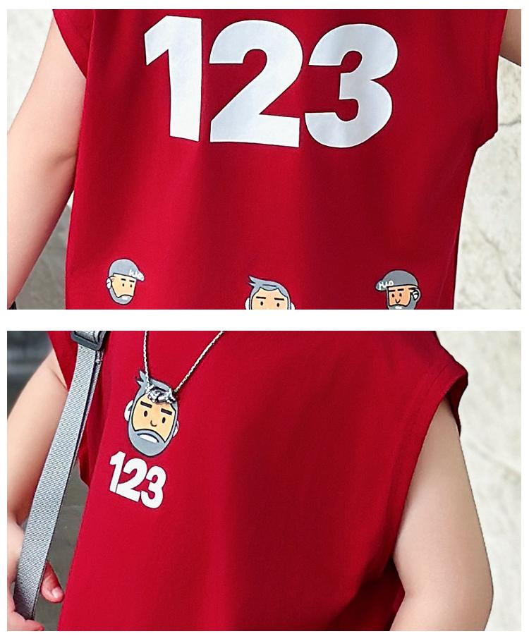 Boys' Summer Vest Set 2026 New Children's Clothing Korean Style Boys' Summer Clothing Boys' Baby Thin Sleeveless Clothes