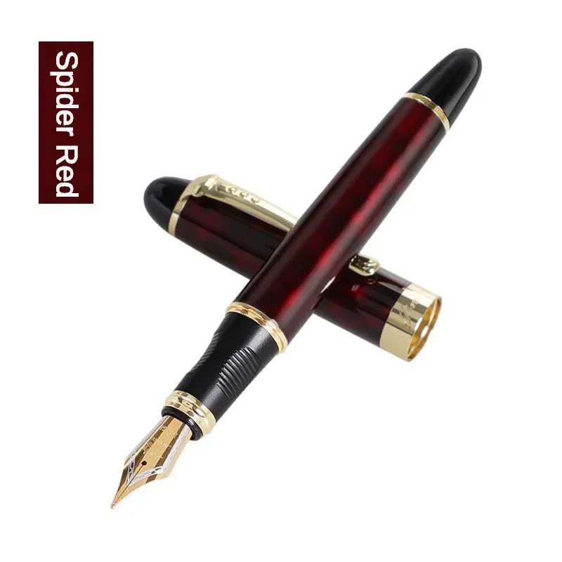 Jinhao X450 Fountain Pen Iraurita Nib Full Metal Golden Clip Luxury Pens Student Gift Stationery Office School Supplies