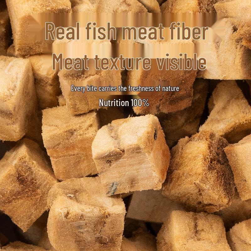 Kate's Salmon Cubes: Freeze-Dried Pet Snacks for Dogs & Cats - Enhance Coat & Cheeks