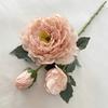 Pink Artificial Silk Flower Wedding Decor Peonies Roses Cherry Bouquets Blossoms