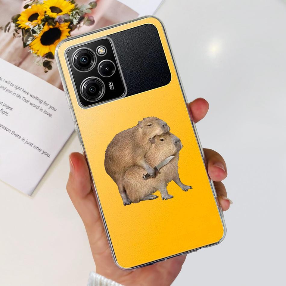 For Xiaomi Poco X5 Pro Case Poco X5 5G Elegant Printing Soft Silicone TPU Phone Back Cover For POCO X5Pro PocoX5