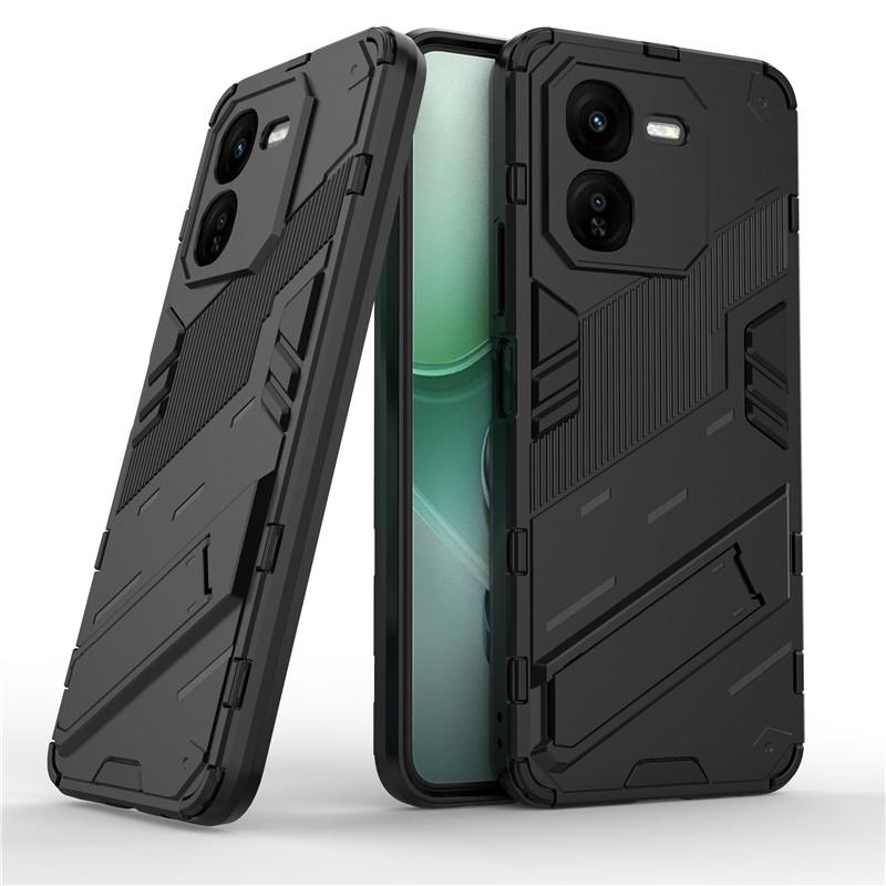 For ViVo iQOO Z9x Case ViVo iQOO Z9x 5G Cover Punk Style Armor Bumper Shield Protective Back Phone Cases On ViVo iQOO Z9x Funda