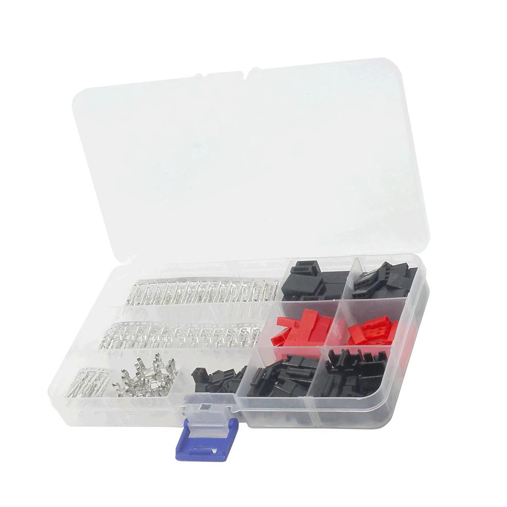 105Pcs JST JR SM-2P SM-3P Male Female Servo Plug Connector Crimp Pin Wire for RC Car Boat Accessories