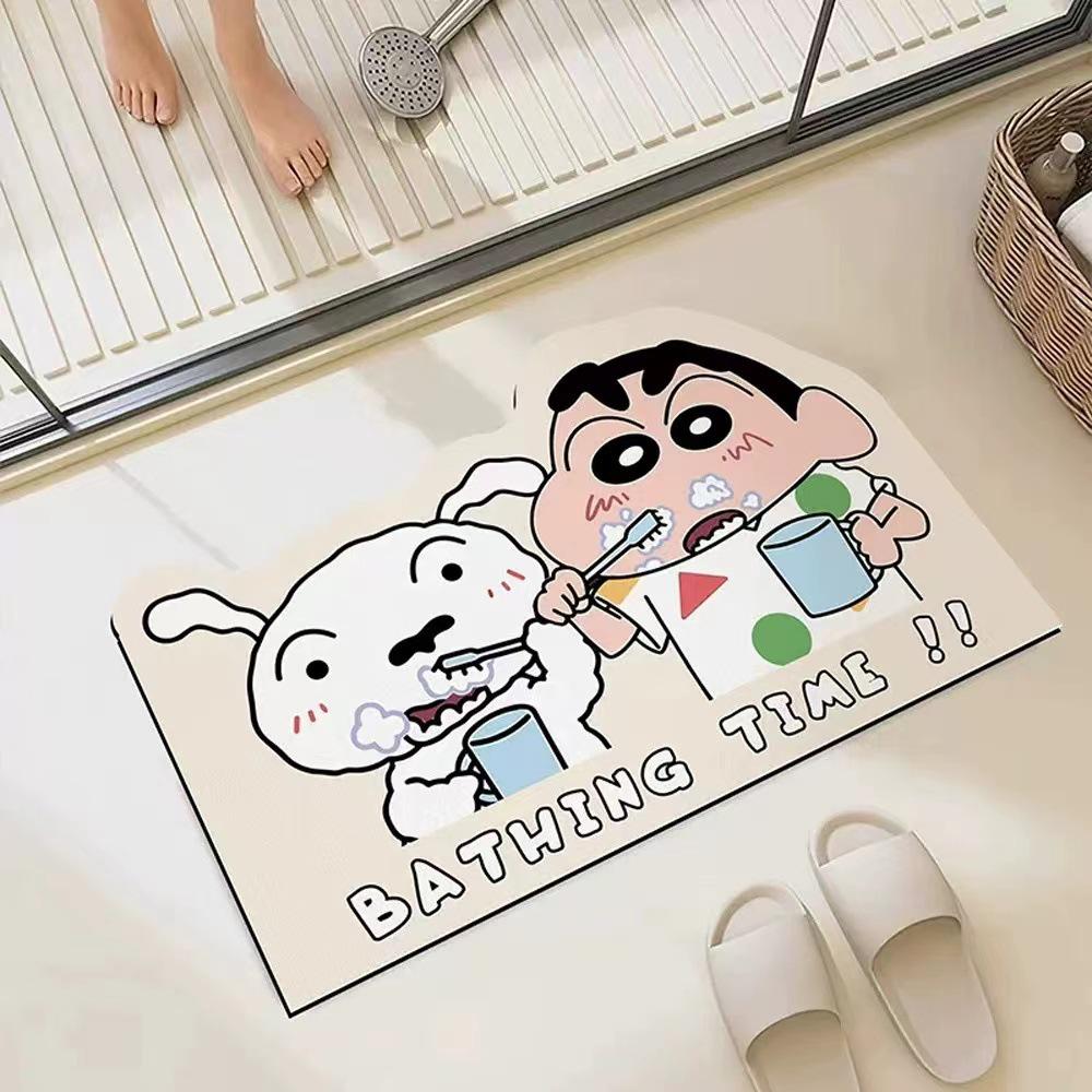 Diatom Mud Quick-Dry Non-Slip Bathroom Mat - Crayon Shin-chan Design