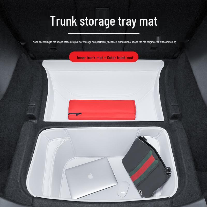 Tesla Model 3/Y Full Coverage Trunk and Frunk Mat