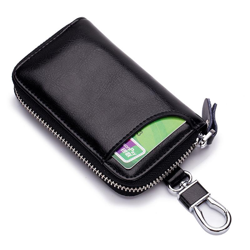 Men's Key Bag Zipper + Key Bag, Fashionable Multi-functional Car Key Bag, Key Bag Wholesale
