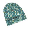ZLIENSZUS Adult Retro Beanie Hat - Teal & Yellow Seamless Suitable for Layering, Fall Winter Warmth, Streetwear Fashion, Casual Outfits, for And, Cozy