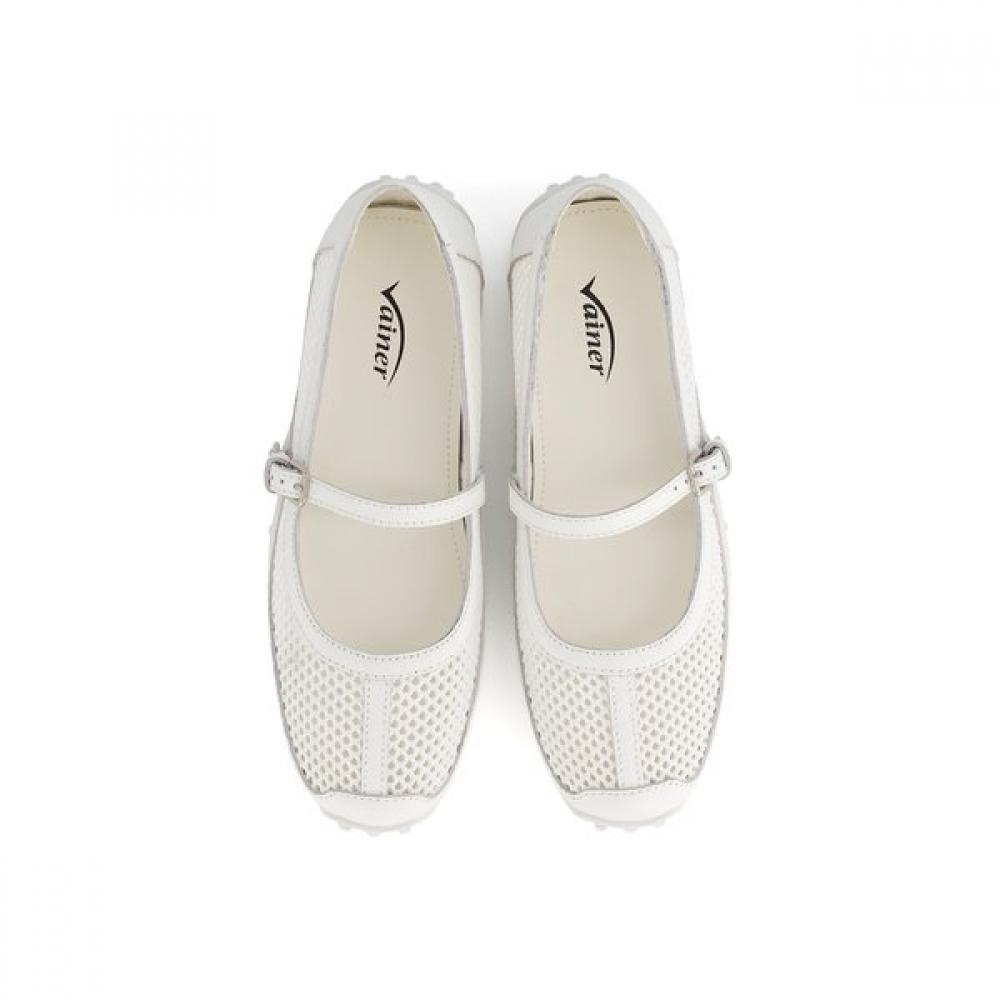 VAINER White Women S Comfort meSh Flat H9xe3f0wh