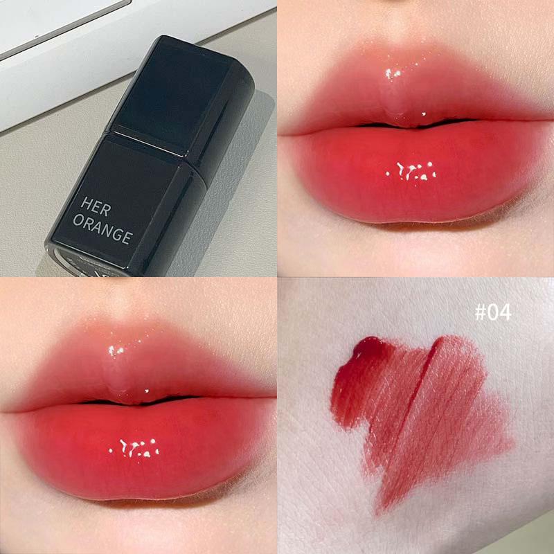 HERORANGE Lip Shadow: Long-Lasting Hydrating Gloss for Plump, Mirror-Finish Lips