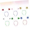 BESTOYARD 12pcs Antenna Costume Accessories Star Head Boppers Alien Headband Novelty Headband Bopper Headband Star Headpiece