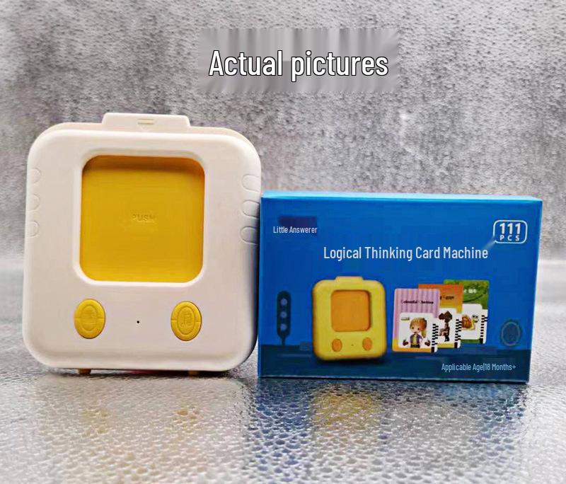 Bilingual Children's Learning Machine: Educational Toy with Nursery Rhymes & Word Recognition Cards