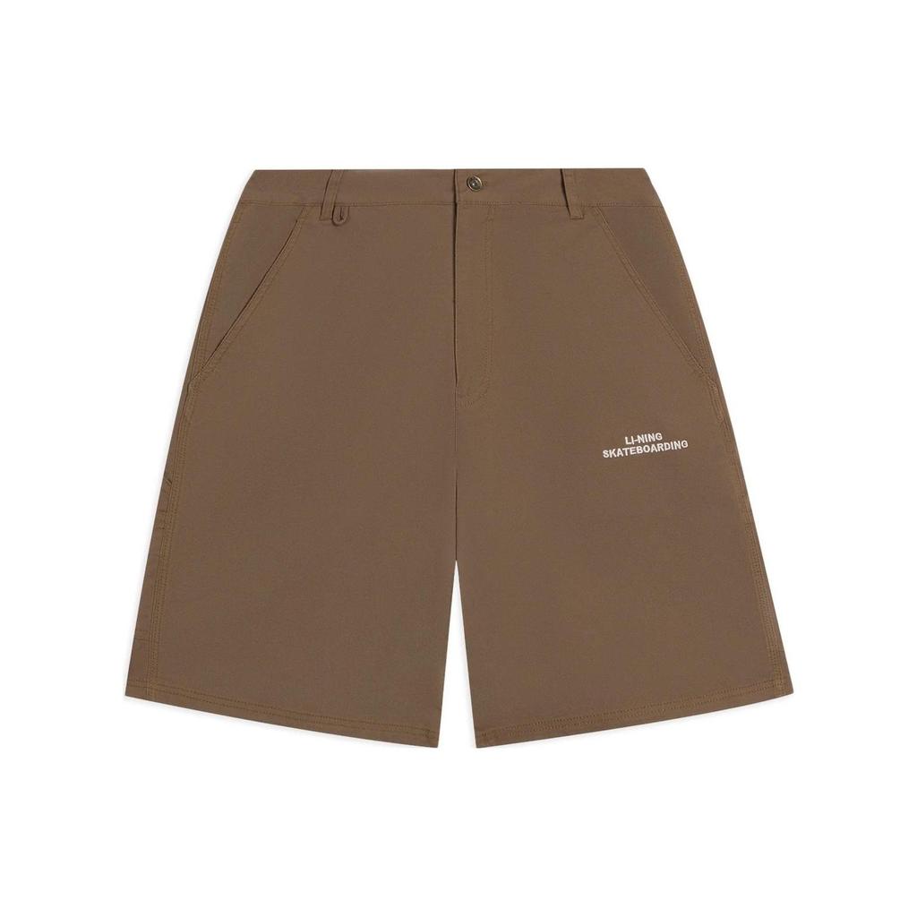 Li Ning Casual Shorts Men's Brown AKSS835-1
