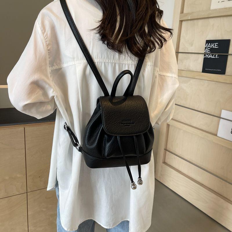 

Super Pop Bag Women s 2025 New Arrival Summer Fashion Accessible Luxury Backpack Special-Interest Design Fancy Small Backpack Black
