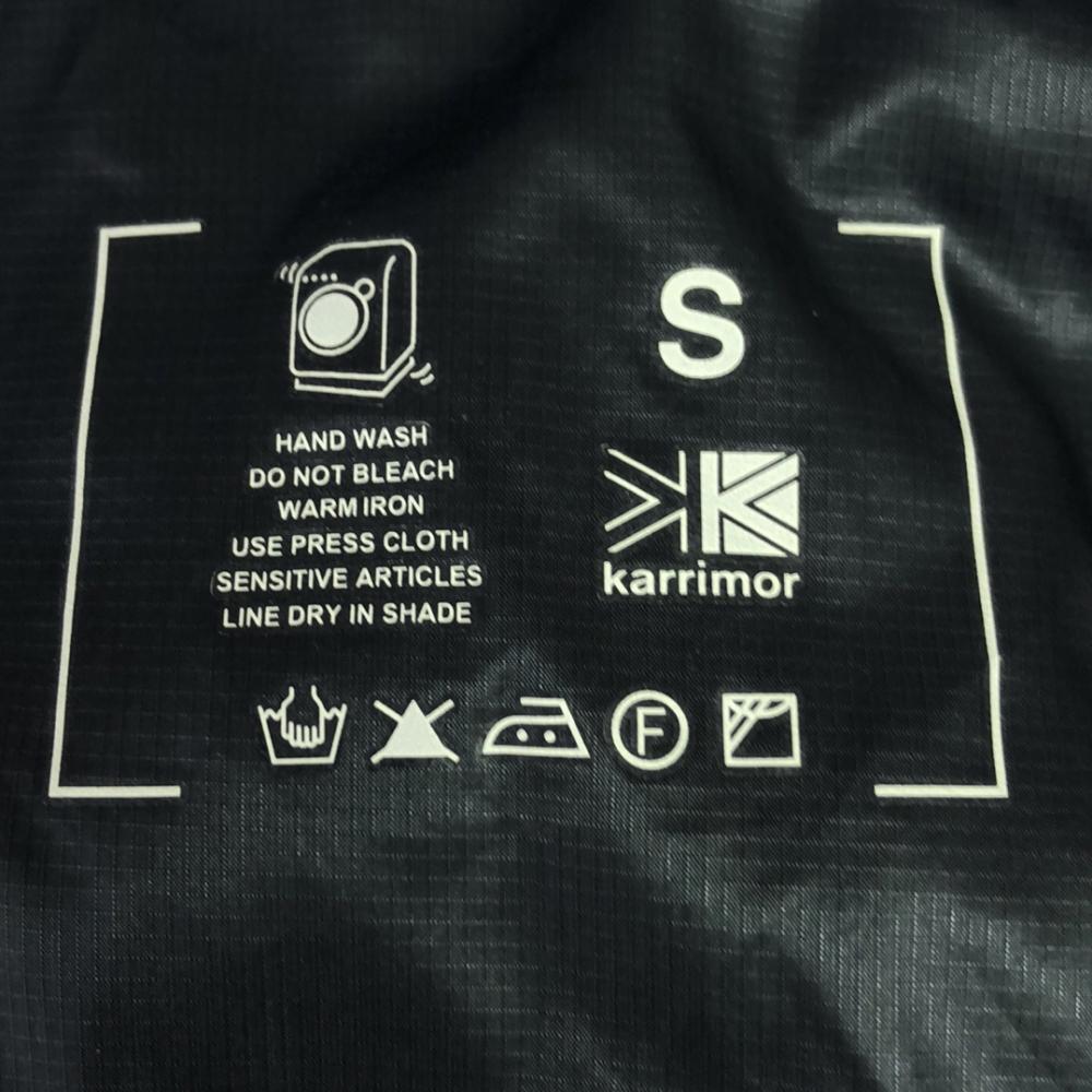 Karrimor Jachetă de puf cu glugă Wappen S Bleumarin Căptușită, nasturi cu capse, fermoar dublu Femei Folosit