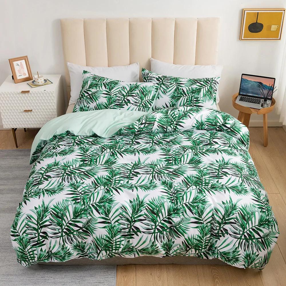 

Luxury Bedding Sets 2/3 Pcs Nordic Butterfly Pattern Northern Europe Duvet Cover Set 220X240 200X200 For Adult King Queen Twin EU Single 135x200cm