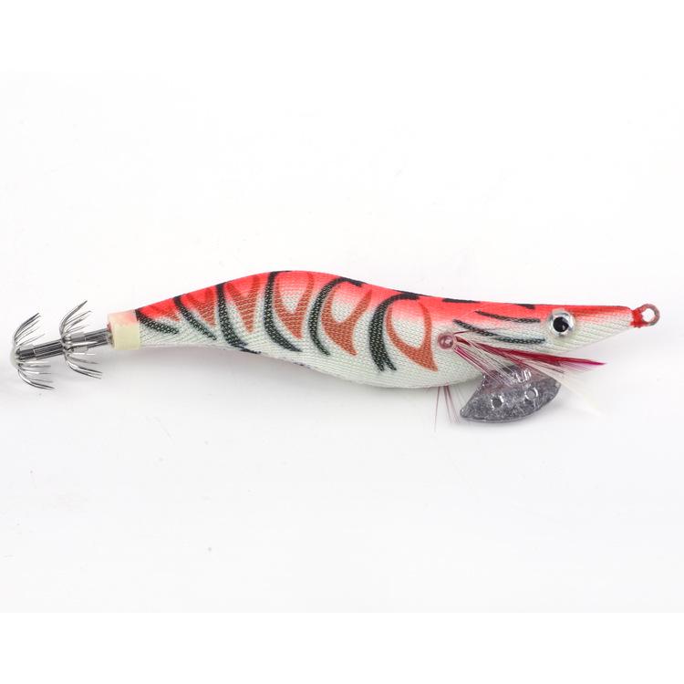 Luminous Soft Leg Squid Jig Lures with Rattle for Fishing