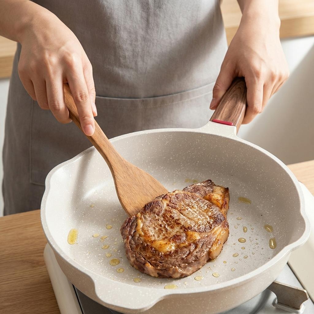 Maifan Stone Nonstick Frying Pan for Steak Egg Pancake Induction Gas Cooker