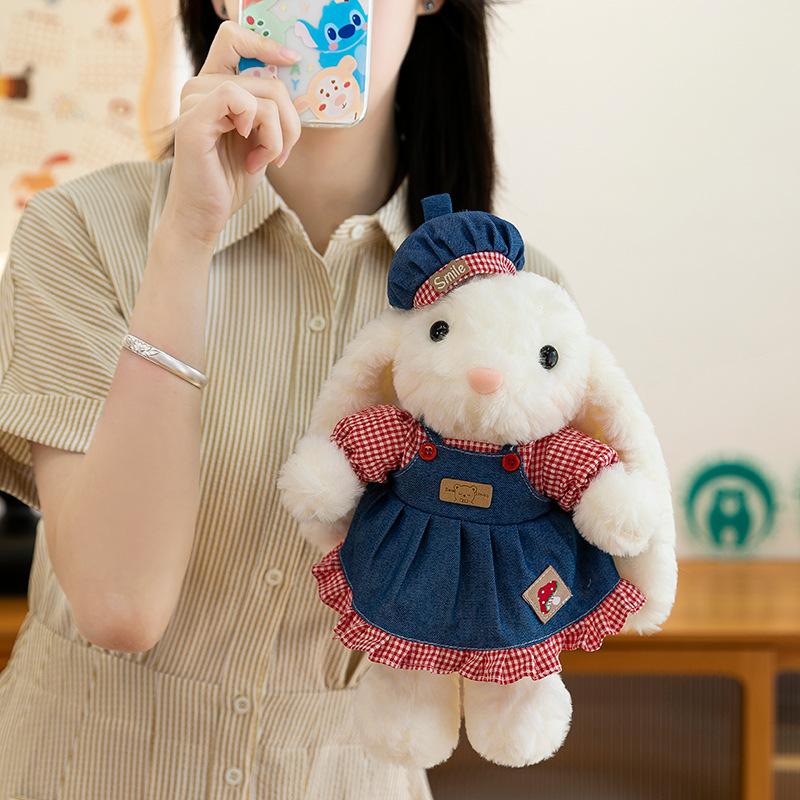Cute Idyllic Rabbit Doll High Value Lop-eared Rabbit Plush Toy Girl Companion Rag Doll Gift
