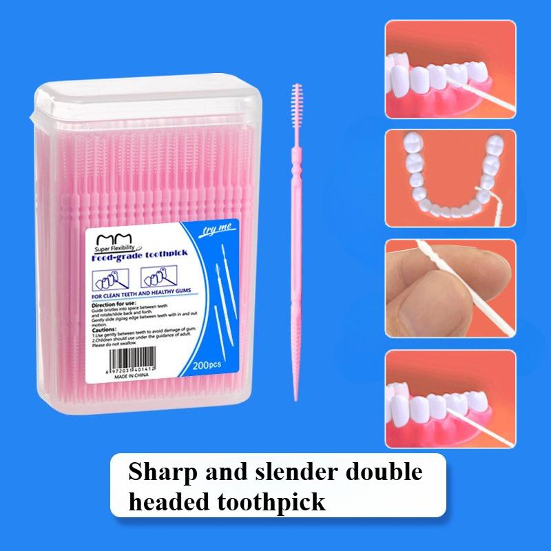

Portable Ultra Fine Toothpick Disposable Family Box Packed Pick, Suitable for Home Thanksgiving, Christmas, Halloween Parties