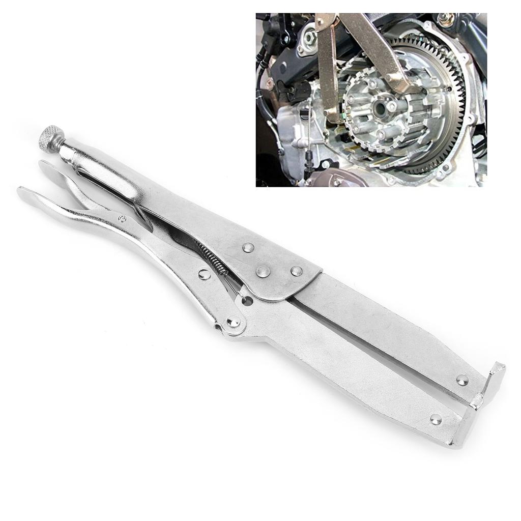 Clutch Plier Steel 5.5in Alloy Motorcycle Repairing Tool for Flywheel Gear Pinion