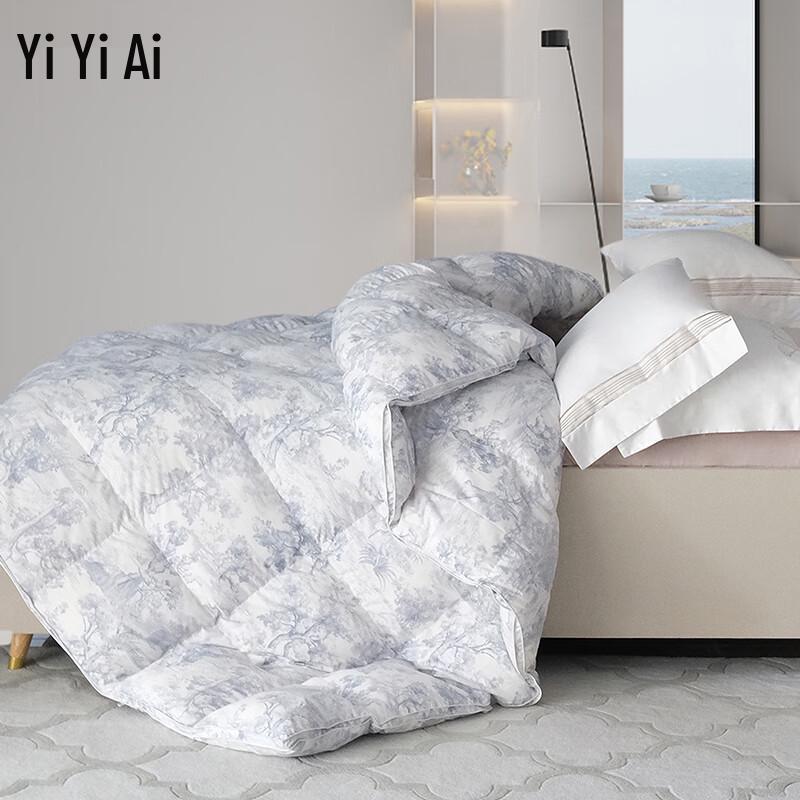 Yiyiai Ink Wash Style White Goose Down Comforter