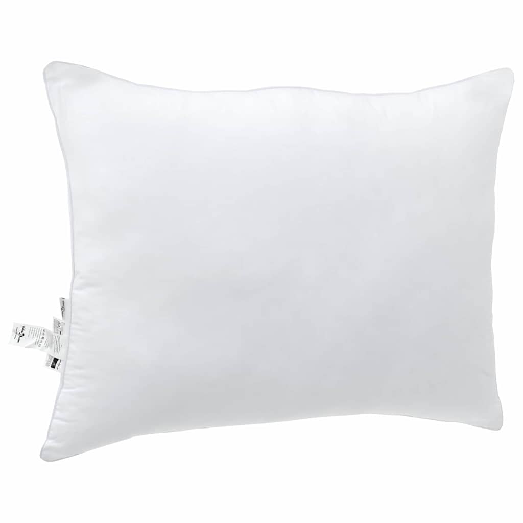 White Pillow 75 X 52 X 20 Cm Cotton and Polyester