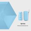 Customizable Six-Fold Vinyl Sunshade UV Protection Umbrella: Versatile Rain/ Shine Folding Gift