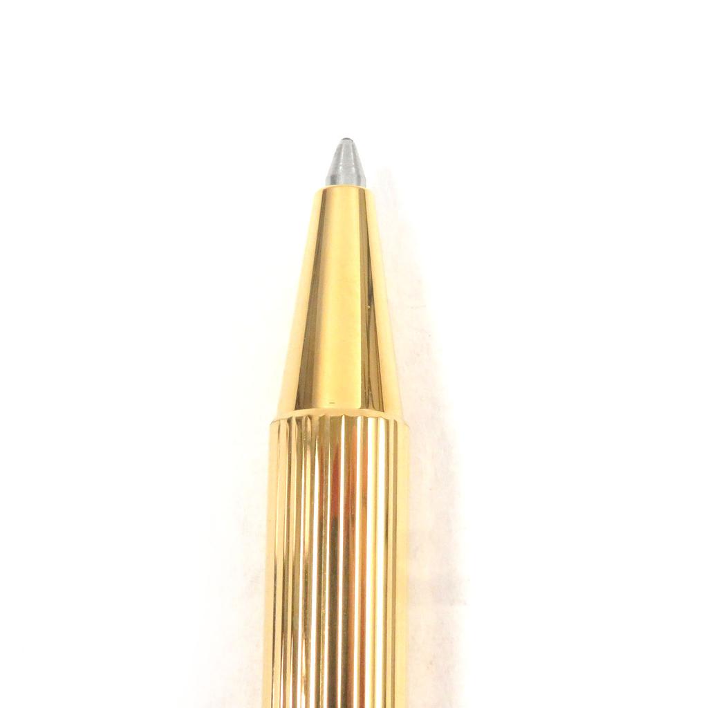 Excellent Cartier Ballpoint Pen Must De Cartier Twisted Stripes Gold Mens Used