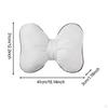 Bow Decorative Couch Throw Pillow Satin Cushion With Insert Comfortable Seat Elegant Home Decor For