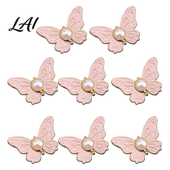 Butterfly Shape Button Pin Waist Tightener Pins No-Sew Pants Tighteners Removable Jeans Reducer Pins for Loose Skirts Dresses Stylish