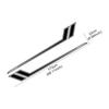2PCS Double Long Striped Car Door Side Stickers Racing Style Striped Vinyl Decals Auto Body DIY Decoration Stickers Accessories
