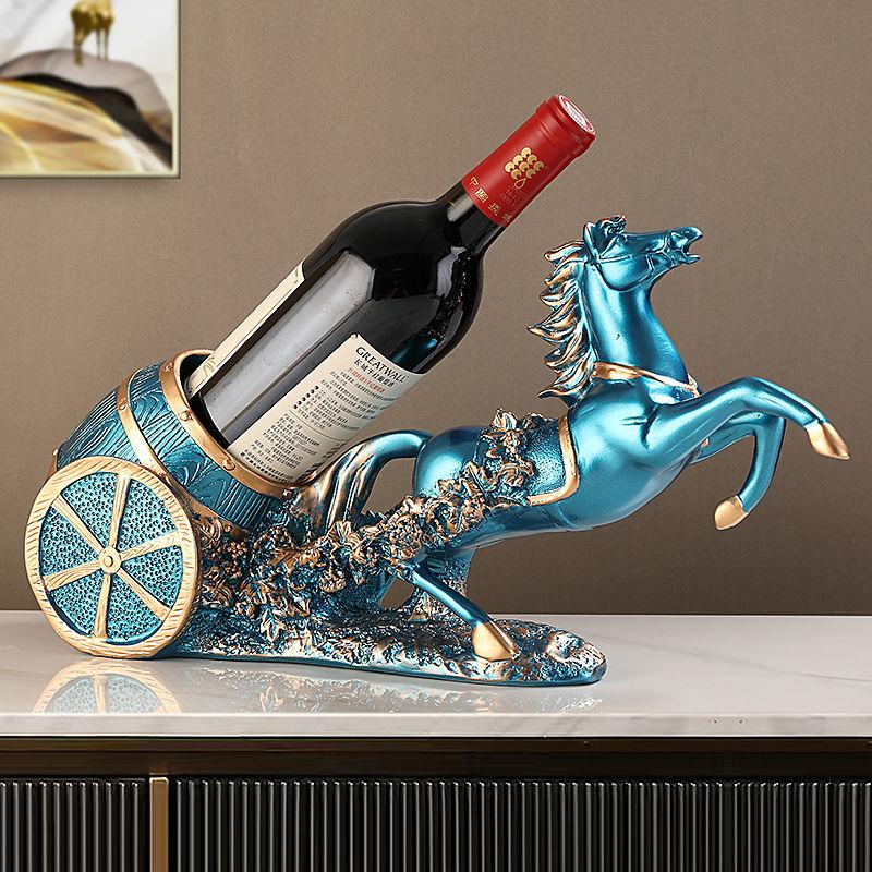 Grape Wine Rack Ornaments Living Room Luxury High-end Wine Cabinets Moved To New Homes with Decorative Gifts.