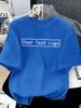 Customized Personalized Your Text Logo Female T Shirts Cotton Breathable Soft Workwear Casual Loose Home Clothes Trendy Y2K Tee