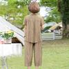 Middle-aged Women Clothing Summer 2 Piece Sets Women's Short Sleeve T-shirt and Harem Pants Loose Woman Suit