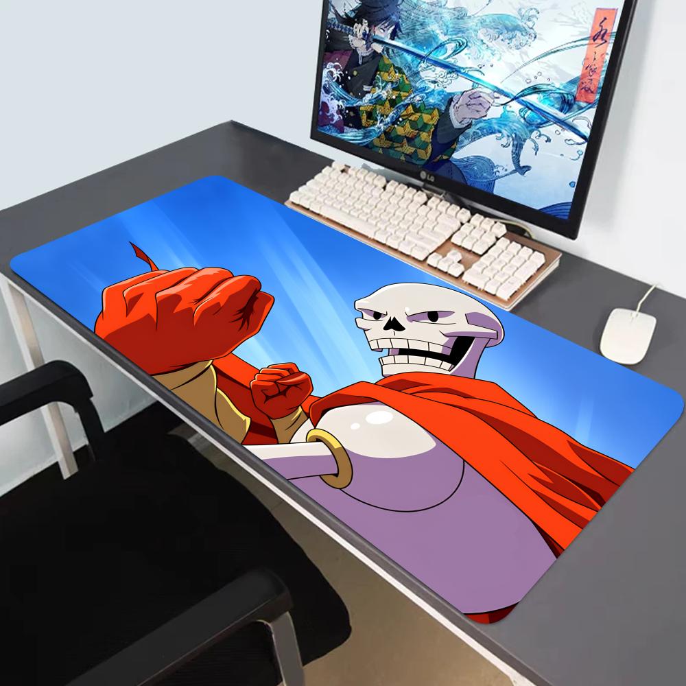 HYBXAXC Computer Laptop Mauspads Undertale Großes Gaming-Mauspad Tastaturpads Schreibtischunterlage PC-Gamer-Mausmatte Silikon-Mauspad